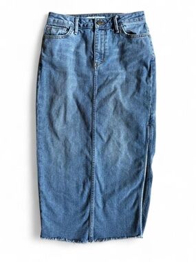 Sam Edelman Women’s Straight Denim Skirt in Blue